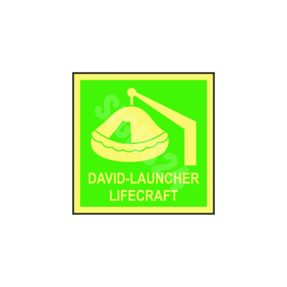 IMO zīme DAVID-LAUNCHER LIFECRAFT