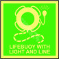 IMO zīme LIFEBUOY WITH LIGHT AND LINE