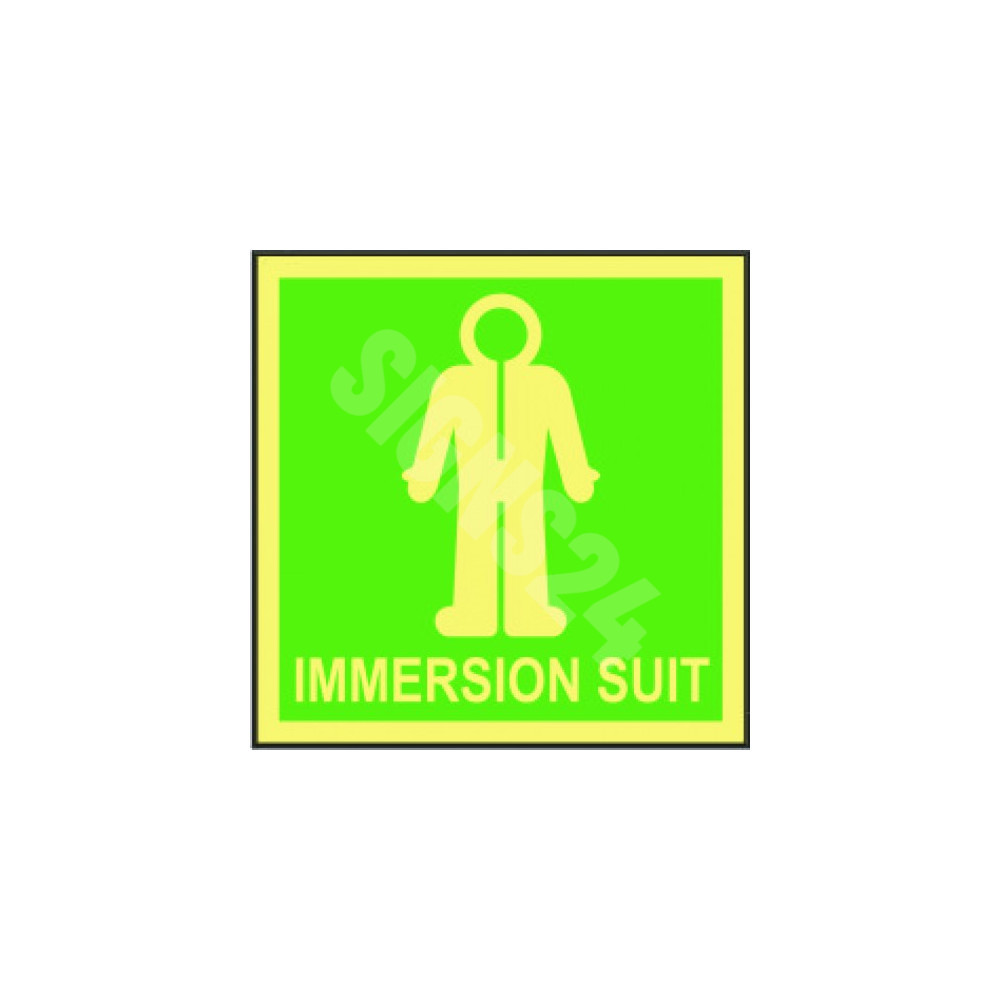 IMO ženklas IMMERSION SUIT
