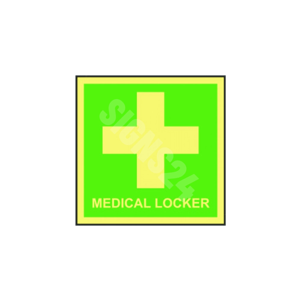 IMO skylt MEDICAL LOCKER