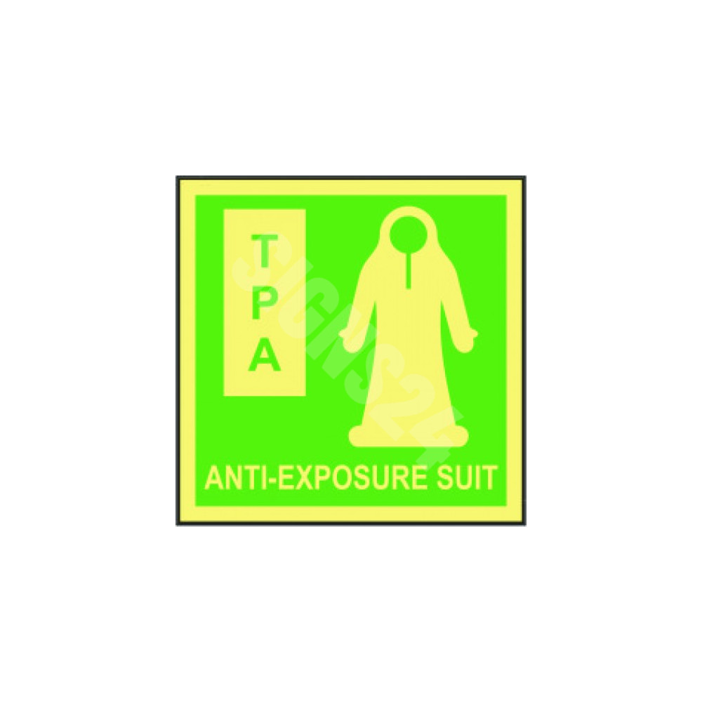 IMO kyltti TPA ANTI-EXPOSURE SUIT IMO kyltti TPA ANTI-EXPOSURE SUIT