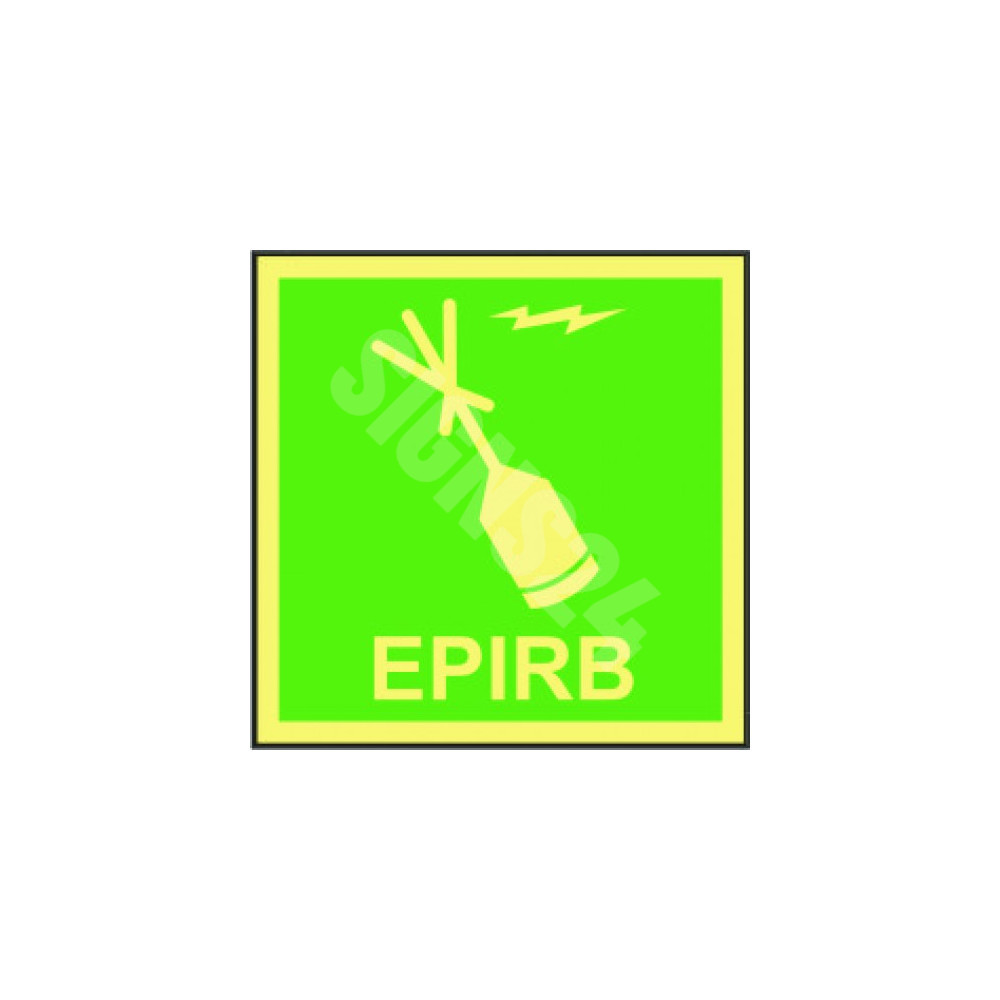 IMO kyltti EPIRB IMO kyltti EPIRB