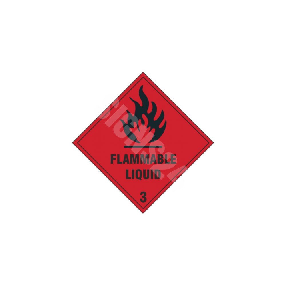 ADR-kyltti Syttyvien nesteiden luokka 3 / Flammable liquid class 3