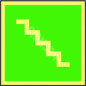 IMO skylt STAIRWAY LEFT