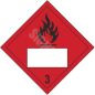 ADR-kyltti Syttyvä numerolla luokka 3 / Flammable with number class 3