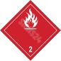 ADR ženklas Degiųjų dujų klasė 2.b / Flammable gas class 2.b