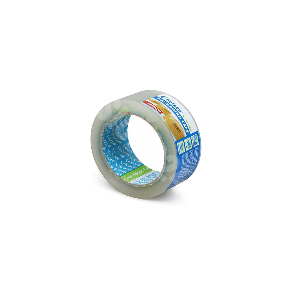 Premium förpackningshäftande tejp 50mmх66m kristall transparent supertyst 32my PP Premium förpackningshäftande tejp 50mmх66m kristall transparent supertyst 32my PP