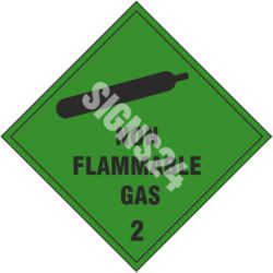ADR märk Mittesüttiva gaasi klass 2/ Non flammable gas class 2|Ohtlike ainete tähistamine (REACH / CLP / GHS / ADR)|SIGNS24.eu|SIGNS24.EU