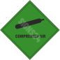 ADR-skylt Tryckluft / Compressed air
