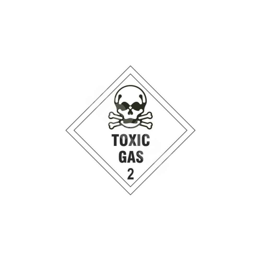 ADR-kyltti Myrkyllinen kaasu luokka 2 / Toxic gas class 2 ADR-kyltti Myrkyllinen kaasu luokka 2 / Toxic gas class 2