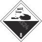 ADR ženklas Ardančios medžiagos 8 klasė / Corrosive substances class 8