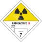 ADR-skylt Radioaktiv III klass 7 / Radioactive III class 7 ADR-skylt Radioaktiv III klass 7 / Radioactive III class 7
