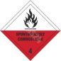 ADR-kyltti Itsestään syttyvä luokka 4 / Spontaneously combustible class 4
