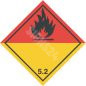 ADR-skylt Organiska peroxider klass 5.2 / Organic peroxides class 5.2