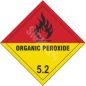ADR-kyltti Orgaaniset peroksidit luokka 5.2 tekstillä / Organic peroxides class 5.2 ADR-kyltti Orgaaniset peroksidit luokka 5.2 tekstillä / Organic peroxides class 5.2