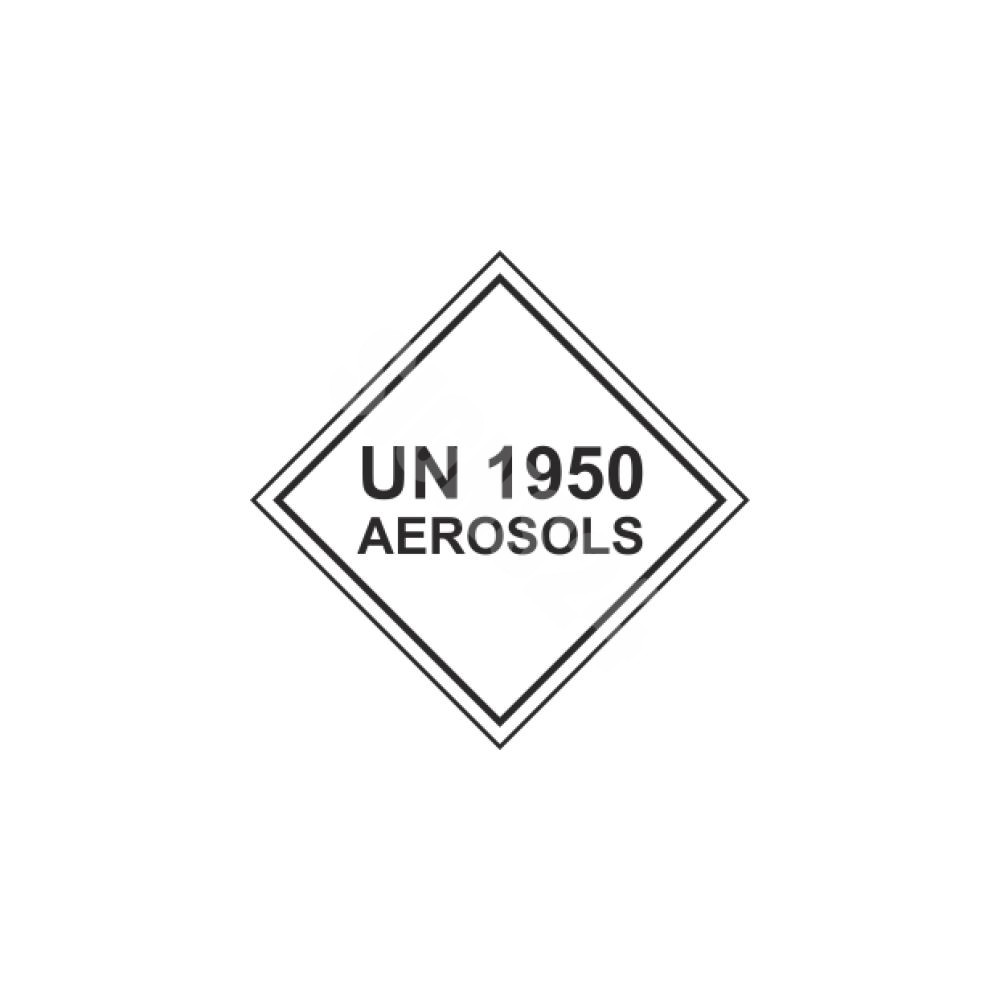 ADR märk UN 1950 Aerosoolid / UN 1950 Aerosols