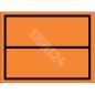 ADR märk Oranž signaalmärk ilma numbrita veoautodele / ADR Orange signaling for trucks