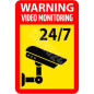 Ženklas Dėmesio vaizdo stebėjimas / Warning video monitoring