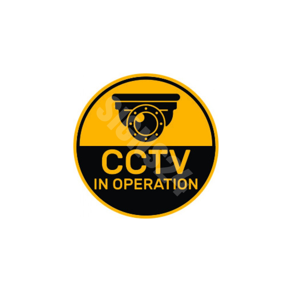 Ženklas Vaizdo stebėjimas / CCTV in operation