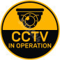 Zīme Videonovērošana / CCTV in operation