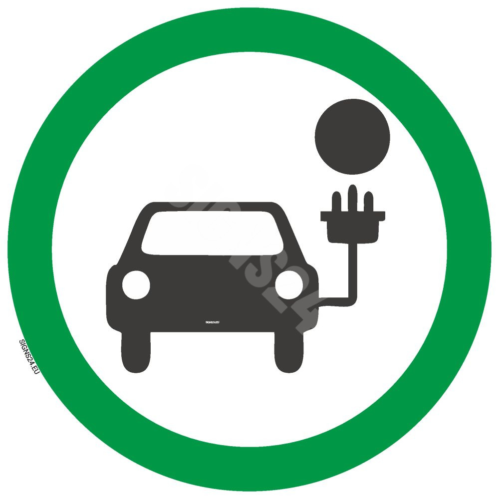 Kyltti Sähköauton latauspiste Kyltti Sähköauton latauspiste