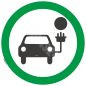 Märk Elektriautode laadimiskoht