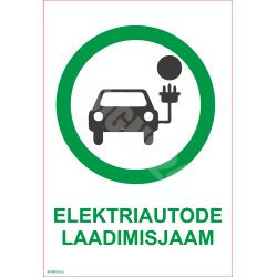 Kyltti Sähköauton latauspiste