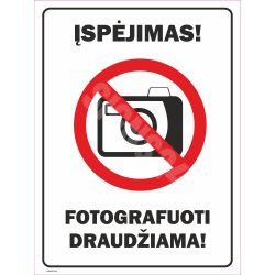 Zīme Fotografēt aizliegts