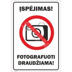 Zīme Fotografēt aizliegts