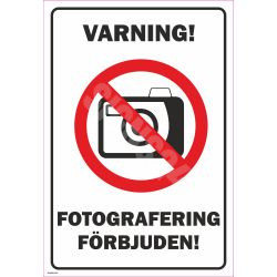 Zīme Fotografēt aizliegts