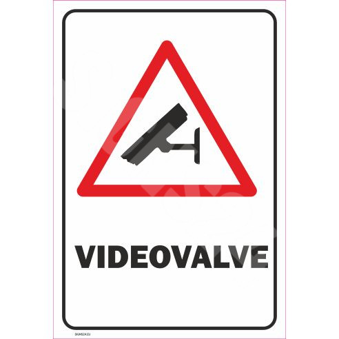 Zīme Tiek veikta video novērošana