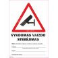 Ženklas Vykdomas vaizdo stebėjimas