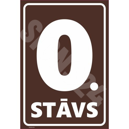 Märk Korruse numeratsioon - 0. korrus