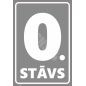 Zīme Stāva numerācija - 0.stāvs