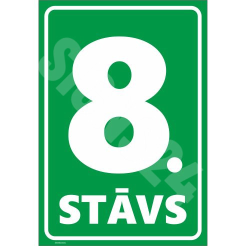 Märk Korruse numeratsioon - 8. korrus