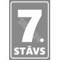 Zīme Stāva numerācija - 7.stāvs