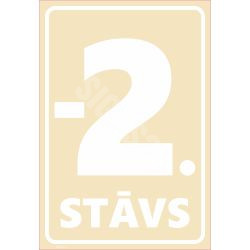 Zīme Stāva numerācija - -2.stāvs