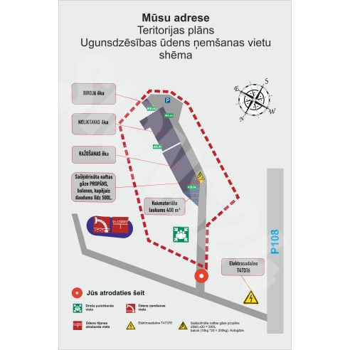 Apsaugos plakatai, statybinės lentos