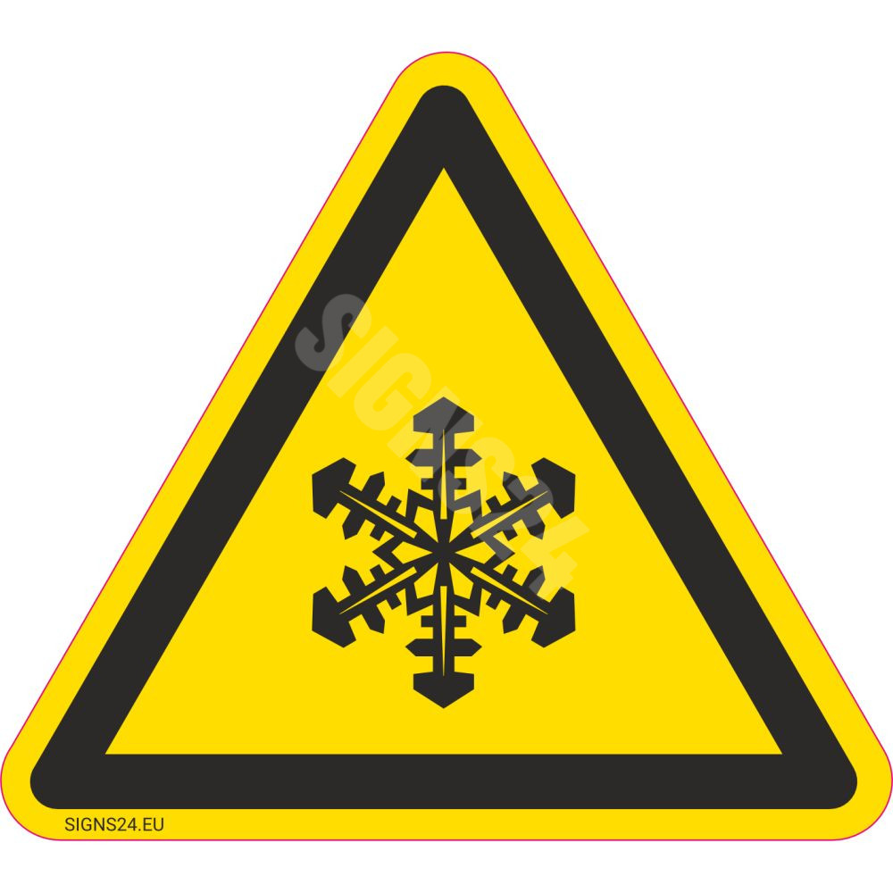 Ženklas Žema temperatūra Ženklas Žema temperatūra