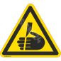 Ženklas Atsargiai! Pavojus sužaloti rankas
