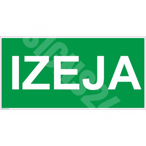 Pirmās palīdzības, evakuācijas izeju un glābšanas papildizeju zīmes