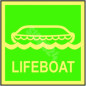 IMO skylt LIFEBOAT