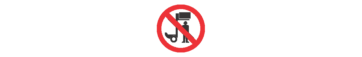 Draudžiamieji ženklai – saugos ir priešgaisriniai ženklai | SIGNS24