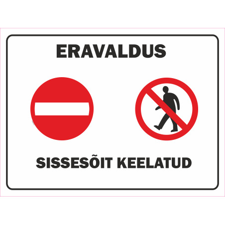 Eravaldus sildid