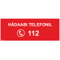 Märk Hädaabi telefonil 112