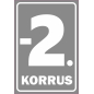 Märk Korruse numeratsioon - -2. korrus
