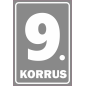 Märk Korruse numeratsioon - 9. korrus