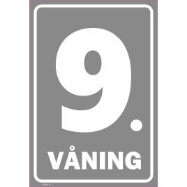 Numrering av våningsrader