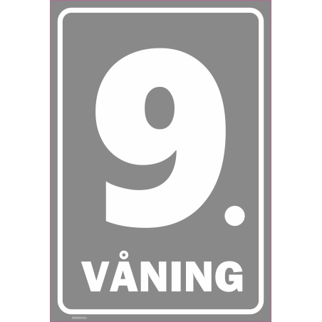 Numrering av våningsrader