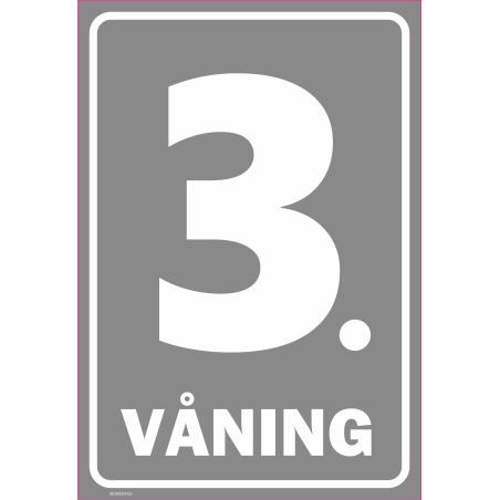 Numrering av våningsrader